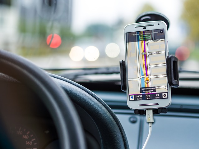 GPS v autě